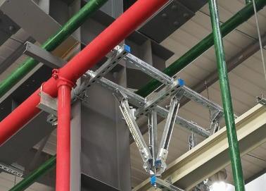 宾县该抗震支架的整体式支吊架结构协调性好